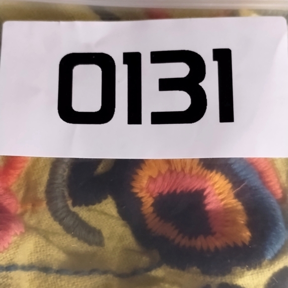 Red Carter Revolve Alta Bright‎ Yellow Embroidered Crop Top - Picture 12 of 12